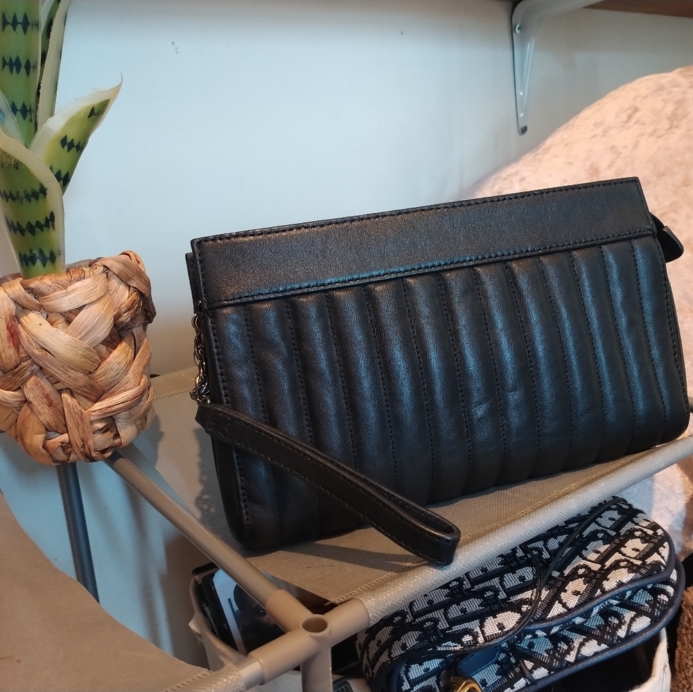 COPY - Brooks Brothers Quilted Clutch Wristlet